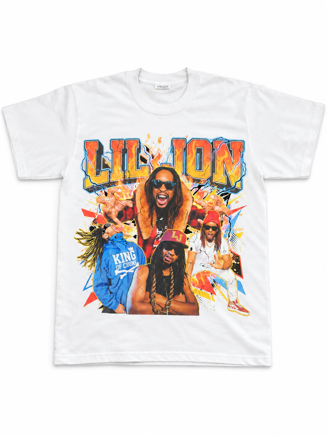 LIL JON THROWBACK TEE WHITE